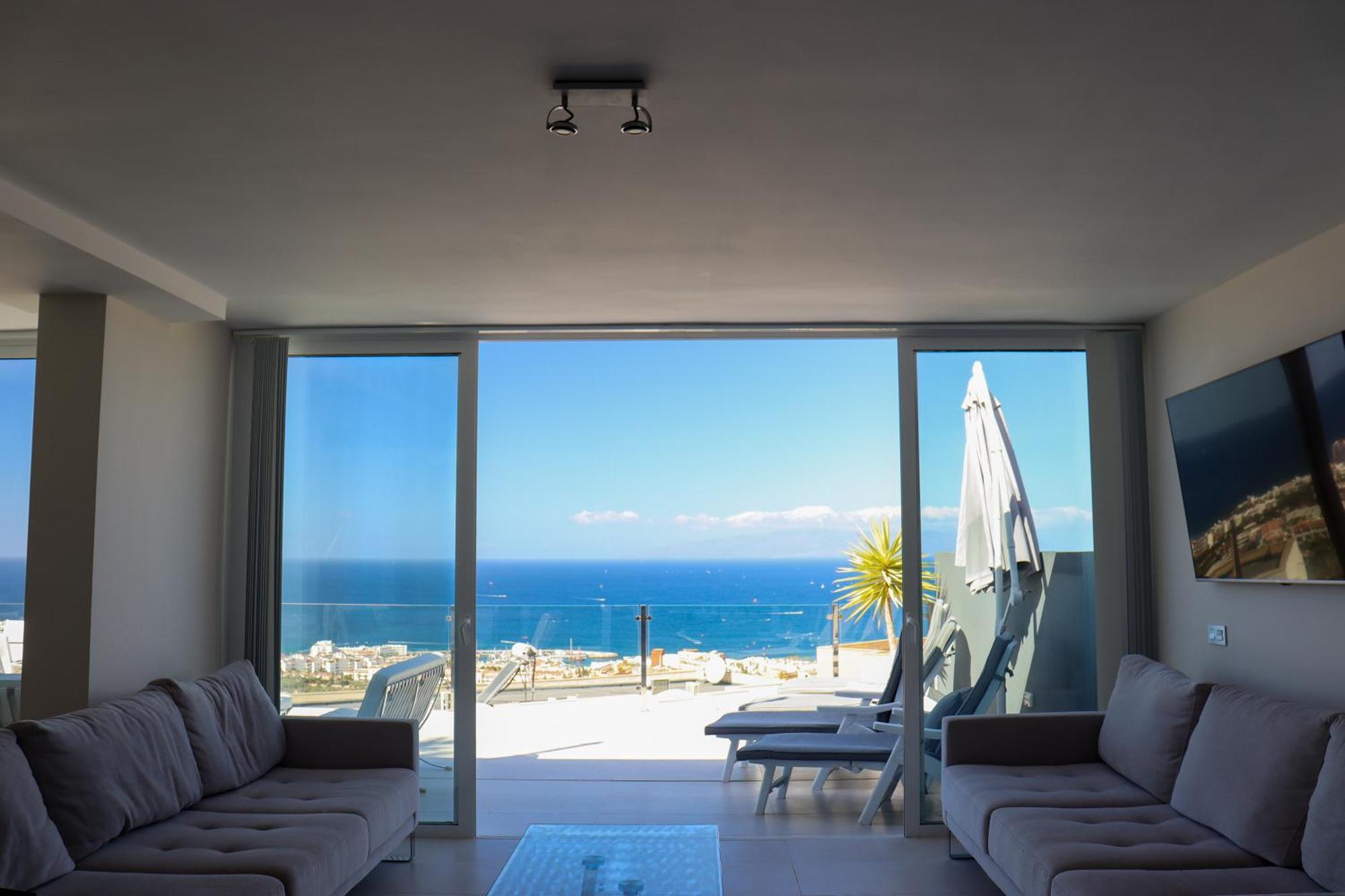 Azure Sky Villa - Panoramic Ocean View, Luxury, San Eugenio Costa Adeje  Esterno foto